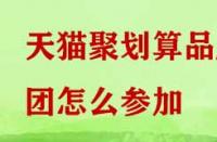 天貓聚劃算品牌團(tuán)怎么參加？