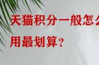 天貓積分一般怎么用最劃算？