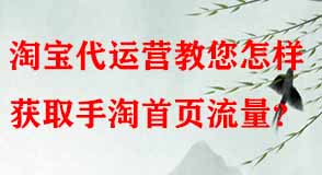 淘寶代運(yùn)營(yíng)